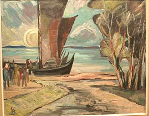 Gemälde von Gustav Burdensky · 1