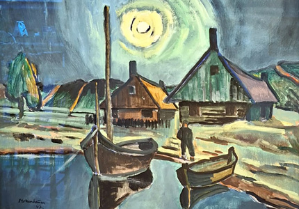 Gemälde aus der aktuellen Ausstellung der Lilienthaler Kunststiftung