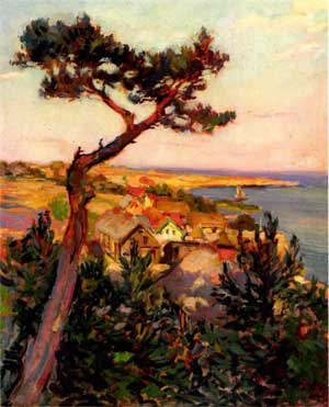 Der Italienblick auf Nidden von Wilhelm Hempfing