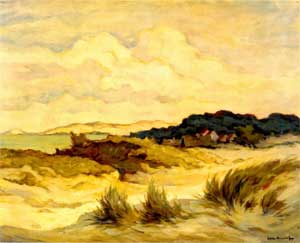 Postkartenmotiv Unter hohen Wolken / Pillkoppen von Carl Knauf